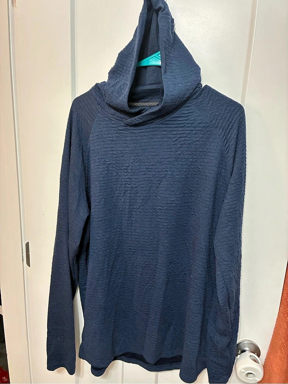 Lululemon Double Knit Sweater Hoodie Blue